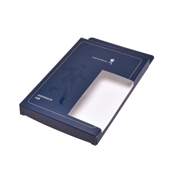 Buy cheap Aqueous Coating 182gsm PVC Window Paper Box Packaging For Clothing Business from wholesalers