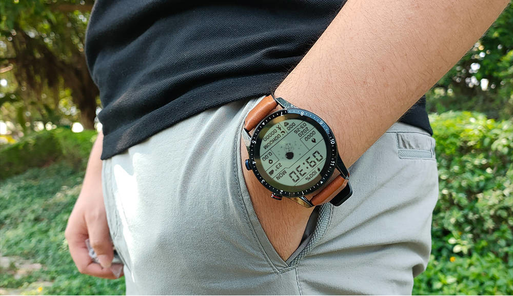 Music Play Round Smartwatch BT Phone Call DIY Watchface For Man
