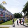 Buy cheap Rock Wall Portable Container Classrooms Three Story School Building from wholesalers