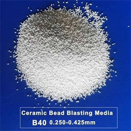 Buy cheap JZB40 Ceramic Blasting Media Zirconium Silicate Beads For Light Metal Alloy from wholesalers
