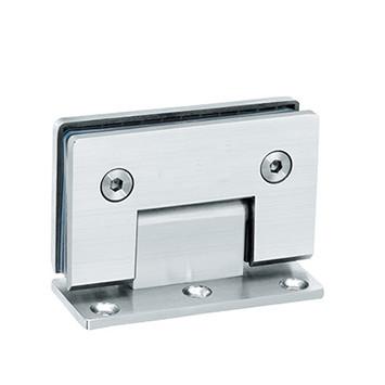 Buy cheap Stainless steel Wall to Glass bathroom hinge RS801, Square 90 degree, Single side stainless steel from wholesalers