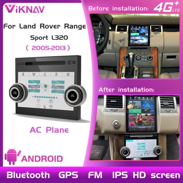2009-2013 Range Rover L320 Sport Car AC Control Panel 10.4 Inch Android Radio