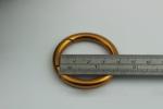 Factory Outlets Handbag Hardware Metal Spring O Ring Buckle Key chain In Gold