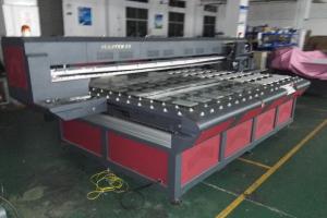 Wholesale PVC / Aluminum Panel Commercial Inkjet Printer  UV Flatbed 1.5x1.3m High Resolution from china suppliers