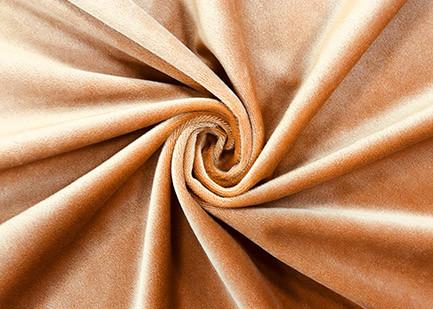 Buy cheap 205GSM Soft Micro Velvet Fabric Beautiful Gloss Bright Dark Orange Color from wholesalers