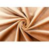 Buy cheap 205GSM Soft Micro Velvet Fabric Beautiful Gloss Bright Dark Orange Color from wholesalers