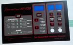 LED Backlighting Tactile Embossing Buttons Membrane Keypad with metal Domes