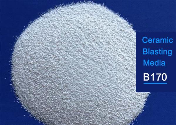 Buy cheap 25kgs 55lbs Bucket Packaged Ceramic Blasting Media Fracture Resistance from wholesalers