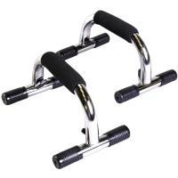 Buy cheap Wrist Gym Push Up Bar Iron H Shaped Silver Strong Chrome Steel product