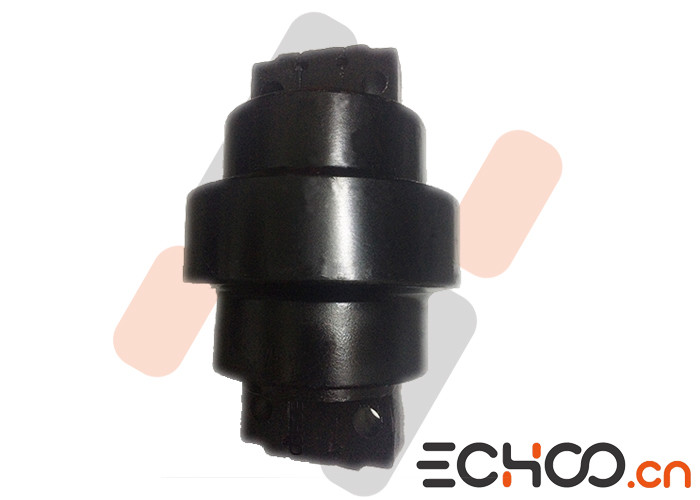 Black CAT304 Mini Excavator Rollers / Steel Mini Digger Track Rollers For CAT