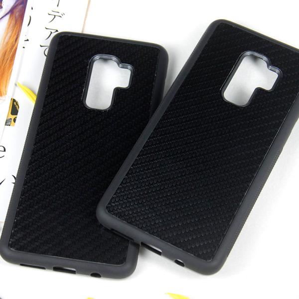 Buy cheap TPU material with Carbon fiber design for Samsung S9 Plus, best protective phone cover from wholesalers