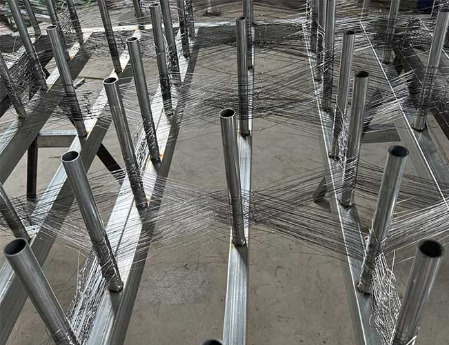 Obstacle Tanks Hidden Inconspicuous Galvanized tank barrier mesh