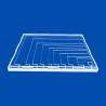 Buy cheap 400mm Large Slotted Machining Quartz Glass Plate from wholesalers