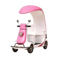 Buy cheap Pink Blue Park Electric Mobility Scooter Sightseeing Browser product