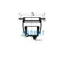 Buy cheap Mitsubishi MK 493369 Front Cab Air Spring Cushion Air Shocks MK493369 from wholesalers