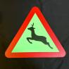 Buy cheap 1mm Photoluminescent Triangle Traffic Warning Signage Glow In The Dark from wholesalers
