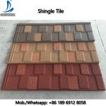 Buy cheap Flat Roof Tile Zinc-Aluminium Stone Coated Steel Shingles Materials 0.45mm Thickness from wholesalers