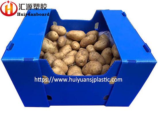 Buy cheap Vegetables Fruits PP Corrugated Plastic Storage Boxes from wholesalers
