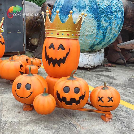 Buy cheap High Performance Fiberglass Animatronic Weatherproof Pumpkin Decoration Halloween Festival from wholesalers