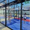 Buy cheap CE Soccer Field Cage Padel Court Sport Football Padbol Court With Tempered Glass from wholesalers
