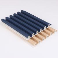 Buy cheap Grooved PVC Wood Plastic Composite Decking Boards 8mm product