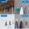 Buy cheap Transparent Waterproof Sticky Adhesive Wall Hooks for Keys Bathroom Outdoor Kitchen Door from wholesalers