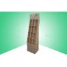 Buy cheap Natural Eco Friendly Kraft Cardboard Display Racks 12 Cells Promoting Electronic Items from wholesalers