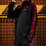 5GG Roll Collar Round Neck Mens Warm Sweaters Boys Long Sleeve Knitted Pullover