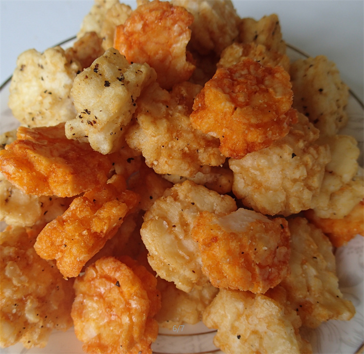 Puffed Salty Rice Crackers Low Salt Baked Healthy Chinese Snacks