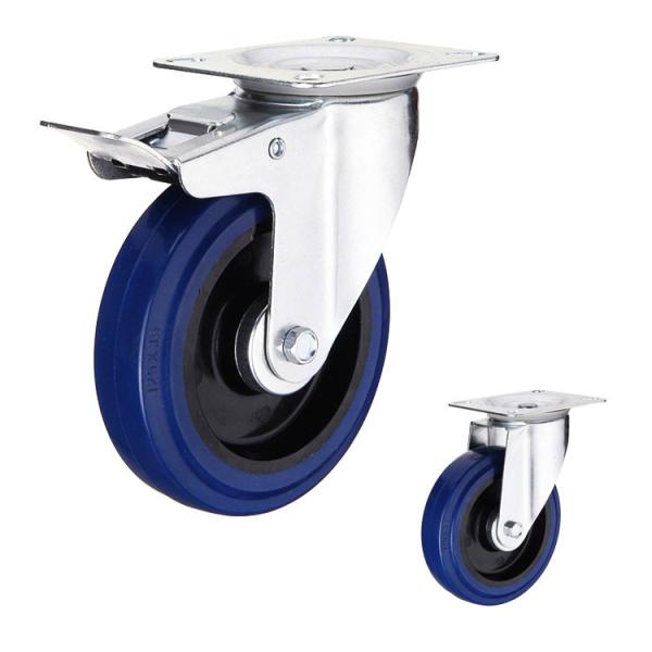 Buy cheap ISO9001 242lbs Capacity 6 Inch Rubber Caster Wheels from wholesalers