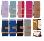 Denim Jeans PU Leather Flip Case Cover For Samsung Galaxy S8 , Wallet Stand Case