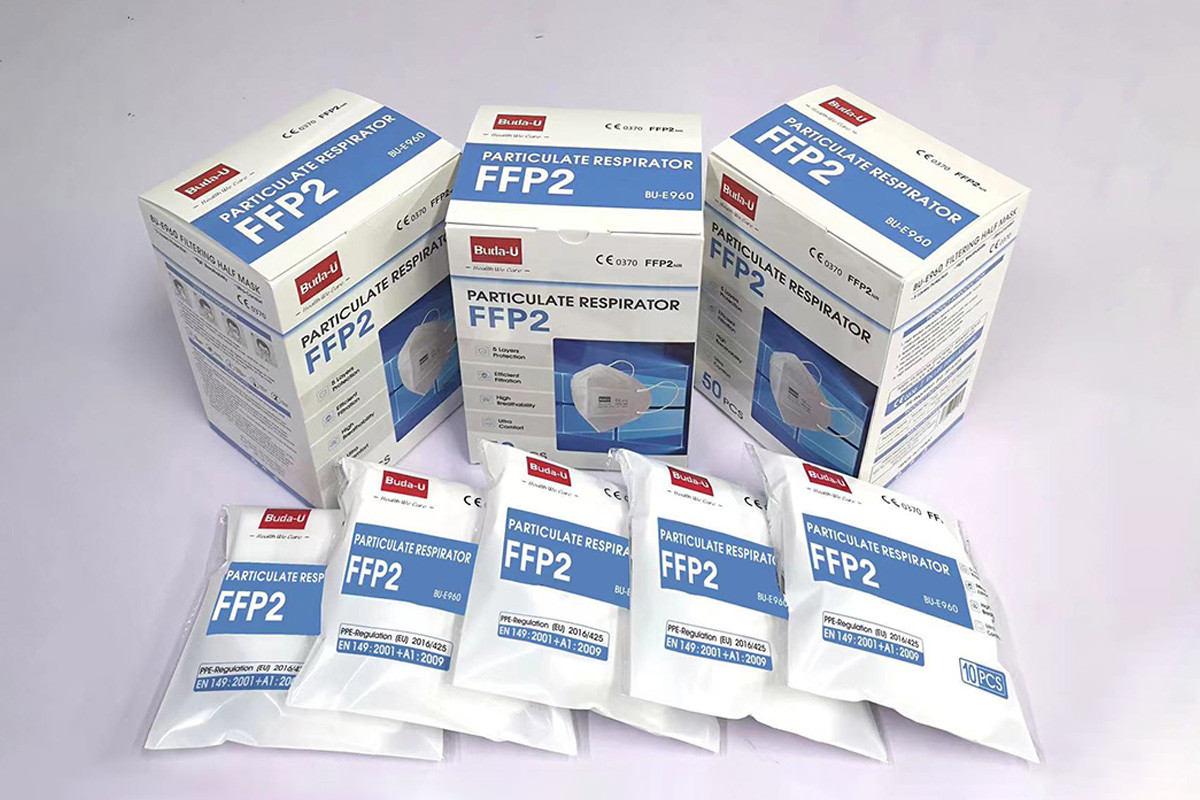 FFP2 Face Mask Particulate Respirator , FFP2 Filtering Half Mask , 1 Pcs Pack Or 10 Pcs Pack 50 Pcs /Box