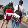 Buy cheap Harajuku cool bag colors high school students large-capacity couple backpack men's and women's backpacks from wholesalers
