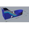 Buy cheap Blue Shark Blow Up Slippery Slide Inflatable Lawn Water Slide For Kids And Adults from wholesalers