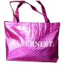 Buy cheap Charming 75g Square Veins Shining Coated Non Woven Carrier Bags With Zipper Closure from wholesalers