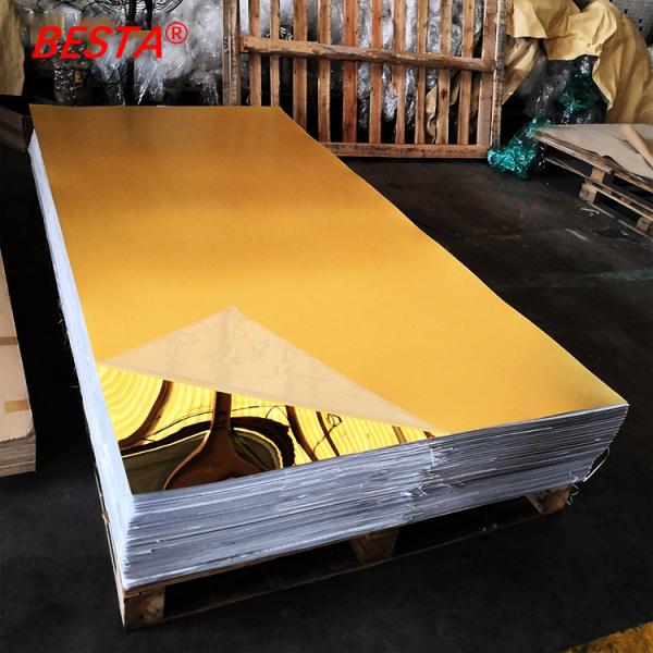 Buy cheap Wear Resistance Acrylic Silver Mirror Sheet 2mm Gold Metallic Acrylic Sheet from wholesalers