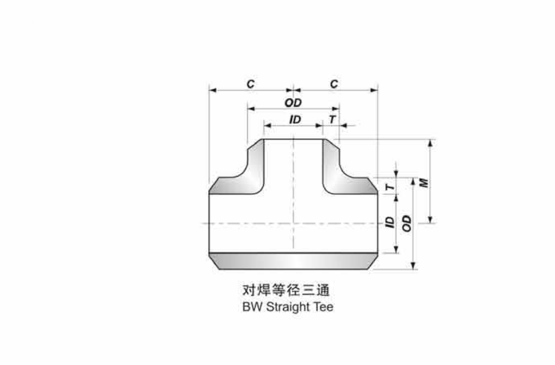 Inconel X750 Butt Welding Tee UNS NO7750 SCH80-XXS DN6-DN100 Forged Pipe Fitting with Customizable Options and Materials
