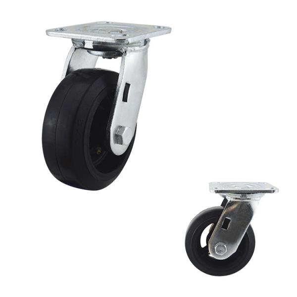 Buy cheap Trolley Wheel 5 Inch Swivel Plate Heavy Duty Casters from wholesalers