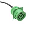 Buy cheap Green J1939 9 Pin Deutsch Connector Type 2 7ft Shielded Male Female Cable Connectors from wholesalers