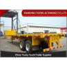 Buy cheap 40 Foot Flatbed Trailer, 40 Tons Flatbed Truck Trailer With Twist Lock from wholesalers