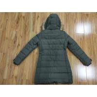 Buy cheap Chinese Cotton Padded Jacket Nylon Polyester Long Quilted Jacket Womens product