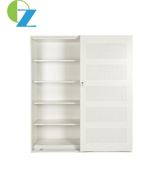 Buy cheap Two Moving Door Steel Office Cupboard Metal Storage File Cabinet from wholesalers