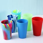 Straight Up Custom Silipint Cups Outdoor Sili Pint Glass OEM ODM