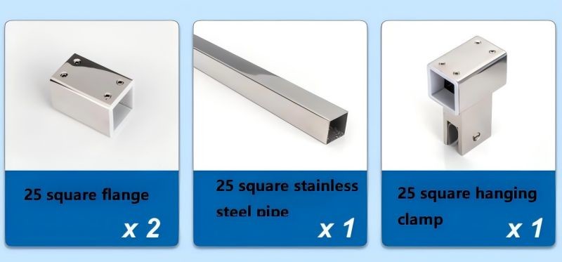 Customizable Shower Door Wall Profile Rustproof Bathtub Sliding Door Frame