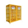 Buy cheap Double Door 65 Inch 16 Cylinder Storage Cabinet Wire Cage Storage Lockers Horizontally from wholesalers