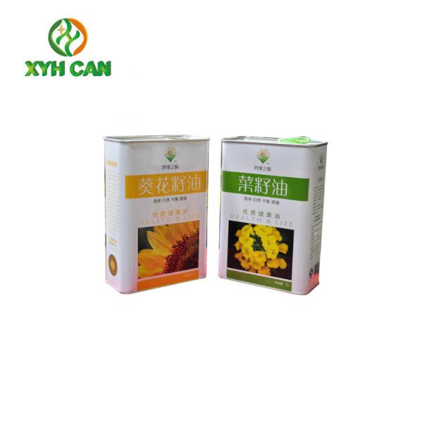 Buy cheap Olive Oil Tin Can of 2.5l Empty Square Shape Food Grade Tin Box Packaging from wholesalers