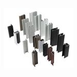 Electrophoresis Aluminum Door Profiles Thermal Break Sliding Door Extrusions