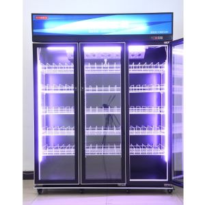 Buy cheap 1840L Supermarket Beverage Display Cooler showcase automatic defrost product