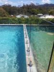 10mm Swiming Pool Fencing Glass Heat Soaked Thermal stability
