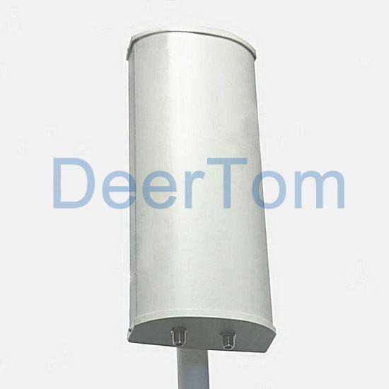 698-2700MHz 4G LTE MIMO Sector Panel Antenna 10dBi 65Degrees Outdoor Directional
